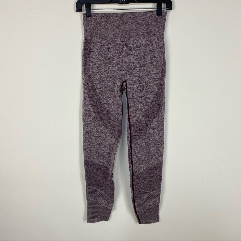 PINK victoria's secret purple seamless leggings workout activewear